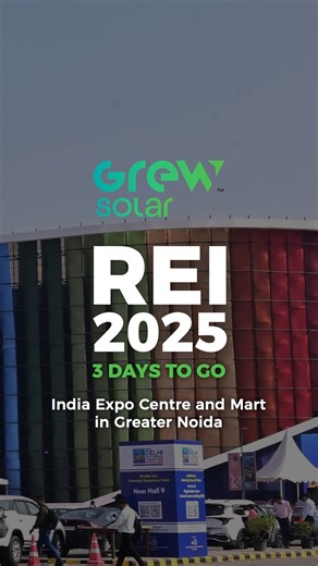 GREW Solar - A Chiripal Group Venture on Instagram: "India’s clean energy stage is set and in 3 days, REI 2025 opens its doors. GREW Solar is bringing our latest products like our 635Wp G12R Solar PV module, a robust expansion pipeline, and manufacturing systems designed for precision and scale. Let’s discuss what it takes to power the future with consistency and confidence. Hall 09 | Stall R32 | India Expo Center, Greater Noida 30th Oct-1st Nov 2025 Book your appointment: info@thegrewsolar.com 