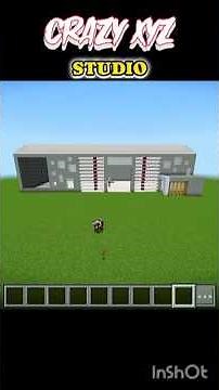 Build crazy xyz new studio in Minecraft 🔥 #shorts #viral #minecraft ‪@CrazyXYZ‬