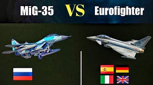 1M views · 5.7K reactions | Eurofighter Typhoon VS Mikoyan MiG-35 | Military Fighter Aircraft Comparison In this video you will see a comparison Between two fighter jet, one is Eurofighter Typhoon and another one is MiG-35 Fighter Jet #Eurofighter #MiG35 | Defence Learning | Facebook