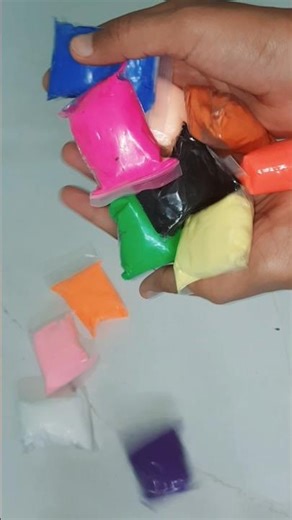 UNBOXING✨️ Soft clay🪴modelling clay🌈 foam clay🌺 #shorts