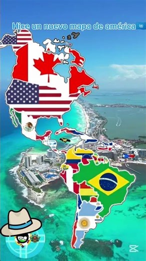 Hice un nuevo mapa de america