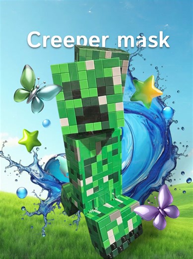 How to Create a Creeper Mask with Paper Crafts
