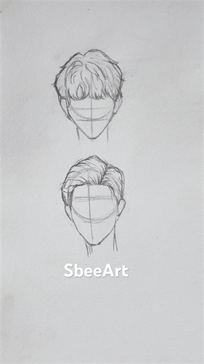 How to draw man hair #drawing #art #sketch #drawingtutorial #howtodraw #hairtutorial #hair