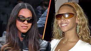 Blue Ivy Carter looks like mom Beyoncé’s twin while out on a daddy-daughter date night with JAY-Z at the Lakers vs. Spurs game. | Entertainment Tonight