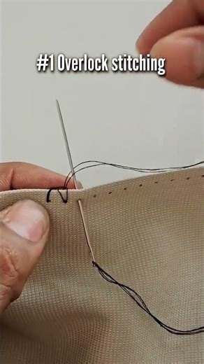 Hand made Overlock stitching || stitch tips for beginners #silaitips #viralreels