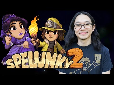 Teaching the developer how to play! - Spelunky 2 Co-op with Derek Yu