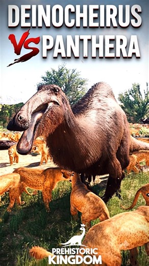 DEINOCHEIRUS vs PANTHERA | Prehistoric Kingdom 🌴 #dinosaur #xbox #prehistorickingdom