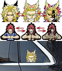Amazon.com: Anime All Might Stickers,car Stickers,Refrigerator Stickers,Computer Stickers,Dynamic : Toys & Games
