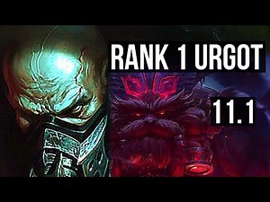 URGOT vs ORNN (TOP) | Rank 1 Urgot, Legendary, 8/2/5 | EUW Grandmaster | v11.1