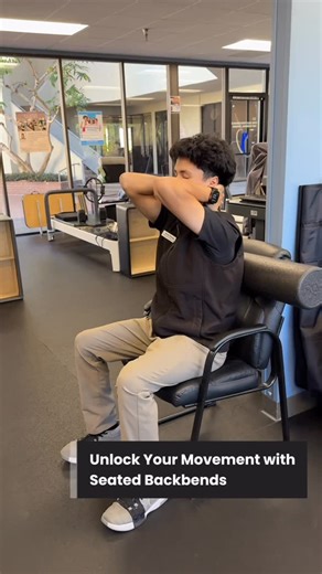 Core Performance Physical Therapy | Seated Backbend + Foam Roller (Protracted Position) Benefits ⬇️ This stretch targets the mid- to upper-back by encouraging thoracic... | Instagram