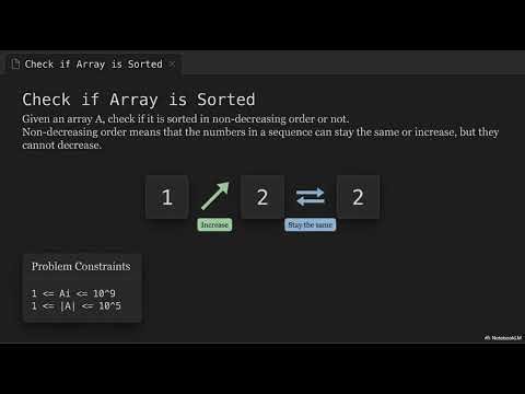 Day 08 | P04-07 - Week02 | Frequency count | Is Array Sorted | Count X in Array | Is X present ?