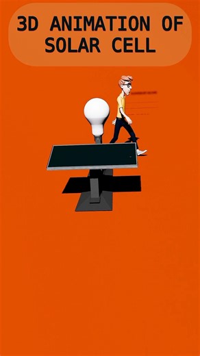 How a Solar Panel/Cell Works in #3d by #uttamchejara #shortsfeed ‪@ProfessorOfHow‬ #shorts