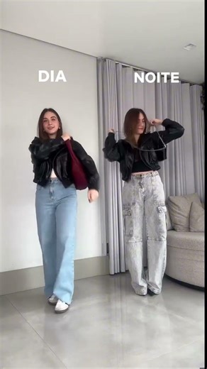 1 jaqueta de couro, 2 formas de usar🌟🌟🌟 jaqueta de couro é um coringa pra ter SEMPRE!!!