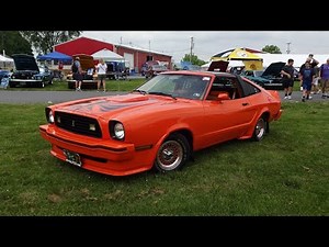 1978 Ford Mustang King Cobra in Orange & 302 Engine Sound on My Car Story with Lou Costabile