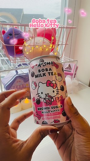 “Tried this adorable Hello Kitty boba milk tea today  Too cute to drink… but too yummy not to 溜✨” #bobatea #foryoupagereels #teatime #hellokitty | Israt Bristy | Facebook
