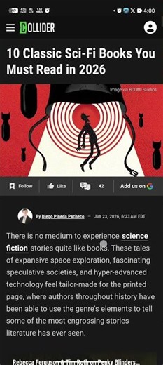 10 Classic Sci-Fi Books You Must Read in 2026 #books #7hubent