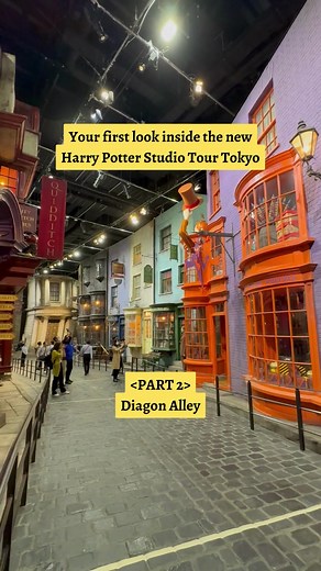 Part 2 of your first look inside the new Warner Brothers Studio Tour – The Making of Harry Potter in Tokyo, opening on June 16. ... Here in Part 2, we’ll take you through the wizarding shopping district, Diagon Alley. Stay tuned for Part 3🧙🏻‍♀️ #HarryPotterStudioTour #HarryPotterStudioTourTokyo #HarryPotter #DiagonAlley #Tokyo #Japan #timeouttokyo