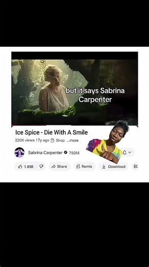 Ice Spice - Die With A Smile #icespice #sabrinacarpenter