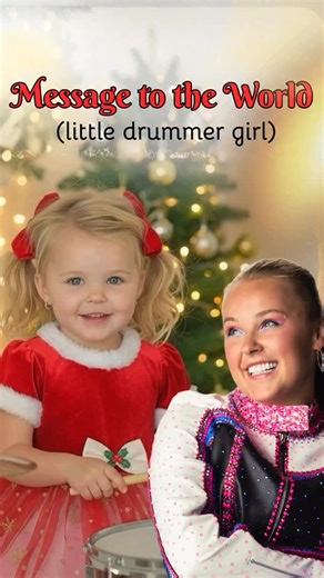 JoJo Siwa on Instagram: "My new holiday song is out now 💚❤️ Message to the World (little drummer girl) is full of happiness, my favorite drums and lots of love! Lets celebrate the holidays together, Message to the World on repeat all season long 🫶🏻🫶🏻"