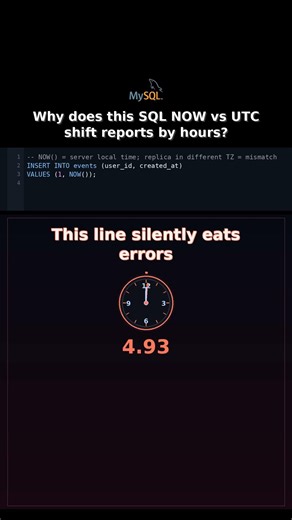 Why does this SQL NOW vs UTC shift reports by hours? #sqlperformance