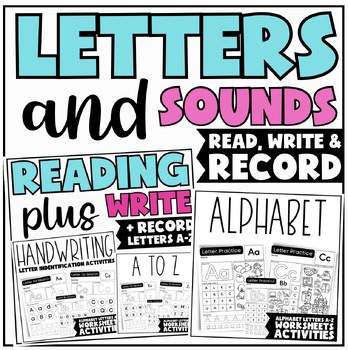 Kindergarten | Alphabet Letter Formation Worksheets Bundle | Literacy