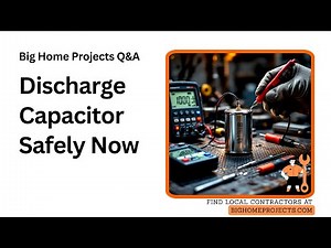 Capacitor Resistor Discharge Method explained for safe bench testing