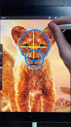 Drawing Mufasa! (The Lion King) 🦁