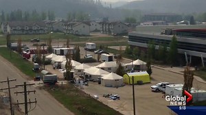 Fort McMurray wildfire: temporary medical centre set up