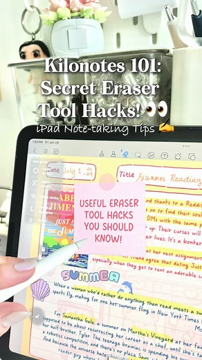 Unlock Neat and Error-Free Digital Note-Taking with Kilonotes Eraser Tool