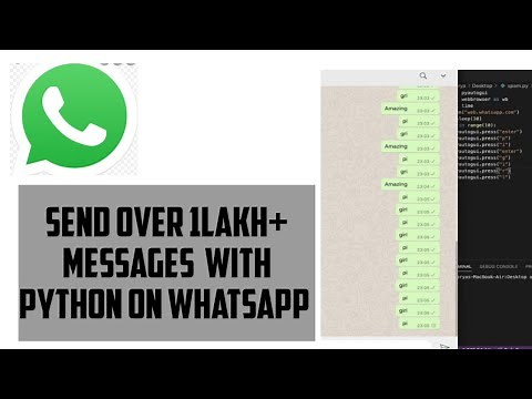 WhatsApp bot with python | How to send multiple messages at a time | python