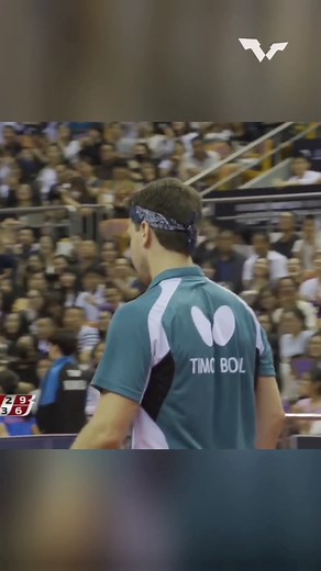 Timo "Magic" Boll absolutely shining with that hand switch and insane spin in this amazing showing of #TableTennis skill 🪄 #PingPong | World Table Tennis