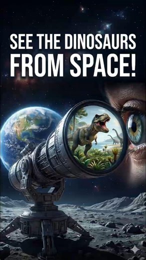 Can we REALLY see dinosaurs from space right now?!