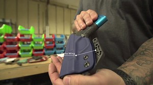 Looking for comfort when you carry?! 💪🤔 Check out the difference the delta wing makes! 🙌 This is just one of the ways you can customize your personal holster here at Eclipse. We are a family owned business and will take care of you like family! 👊 Three business day shipping (or less)!! 🤯 | Eclipse Holsters