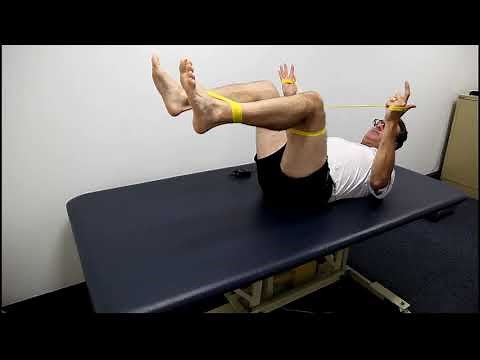 90 90 (3 month supine) with theraband
