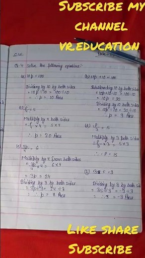 class 7 math ncert Ex. 4.2 Q.no.1to 4 solution 👌 subscribe my channel please support me//