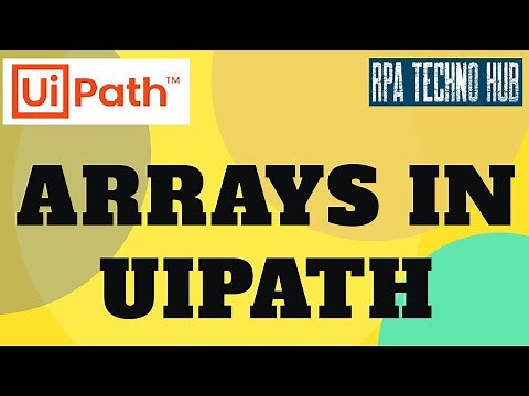 UiPath Tutorial 03 - Declaring an array | Looping Through an Array | Use Case