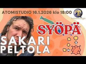 ATOMIstudio 16.1.26 Sakari Peltola SYÖPÄ klo 18 alkaen