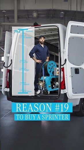 The Sprinter features 79.1 inches of interior standing height. Visit your local dealer today.
