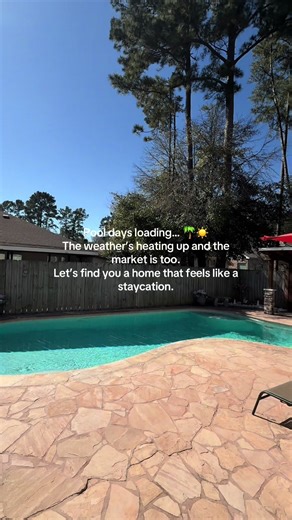 Imagine summer right here 🌴 4 bed, 2 bath, 2 living spaces Pool home under $350K Don’t sleep on this #texas #realestate #housingmarket #poolseason #backyardgoals