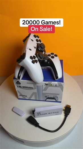 🔥 On Sale Now! – 4K HDMI TV 20,000 Retro Game Stick 🎮 Instant nostalgia in one small device! Enjoy 20,000 built-in classic games, simple plug-and-play setup, and 2 wireless controllers for nonstop fun. ✅ Limited-time sale 🚚 Free shipping included 🎮 Play solo or multiplayer 📺 Works with any HDMI TV (4K support) 🕹️ Fun for all ages — no downloads needed 👉 Tap the link and start playing today! #TikTokShopFinds #RetroGames #GamingDeals #FreeShipping #OnSale