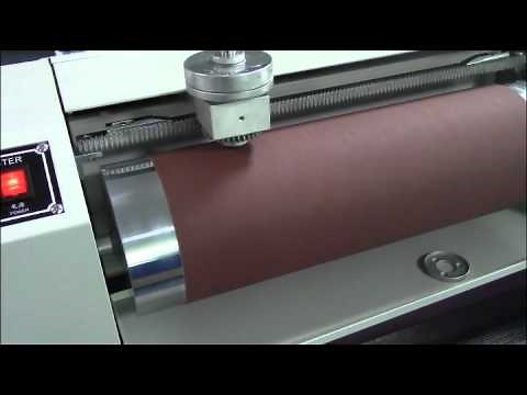 Rubber abrasion test equipment video