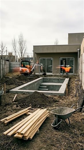 Modern Backyard Transformation Is Next Level 😳🔥 #viral #home