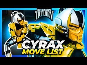 CYRAX MOVE LIST - Mortal Kombat Trilogy (MKT)