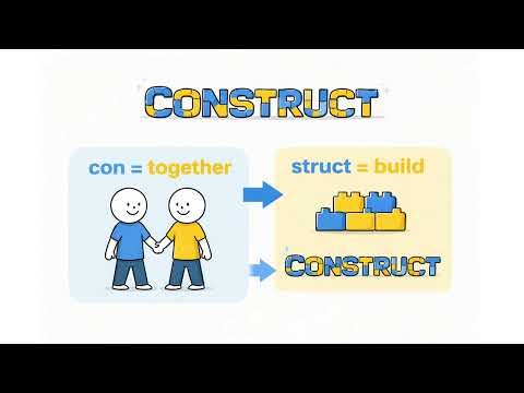 CONSTRUCT – Learn English Deeply (Build Your Vocabulary Step by Step)
