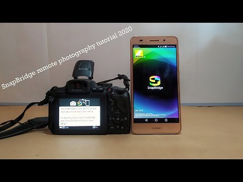 Nikon camera SnapBridge remote photography tutorial