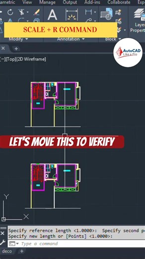 Scale Objects Accurately in AutoCAD (Reference Trick)