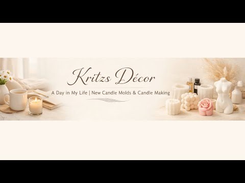 New candle mould + simple candle making details