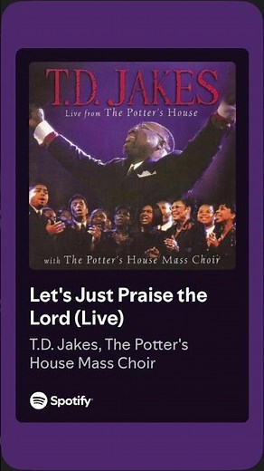 Let’s Just Praise the Lord by TD Jakes & The Potter’s House Mass Choir (1998) #gospelmusic