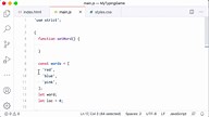 #08 次の単語をセットしよう | JavaScriptでタイピングゲームを作ろう - プログラミングならドットインストール