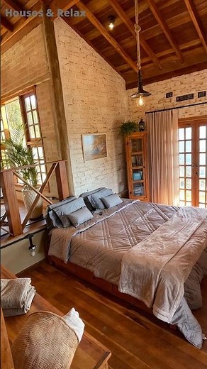 Rustic Brick and Wood House
